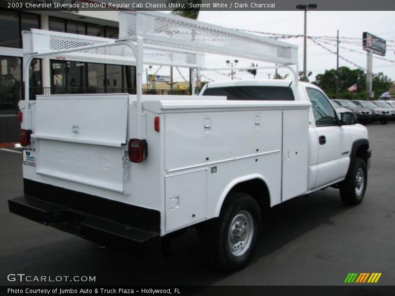 Summit White / Dark Charcoal 2003 Chevrolet Silverado 2500HD Regular Cab Chassis Utility
