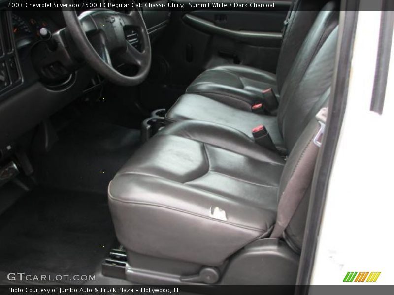 Summit White / Dark Charcoal 2003 Chevrolet Silverado 2500HD Regular Cab Chassis Utility