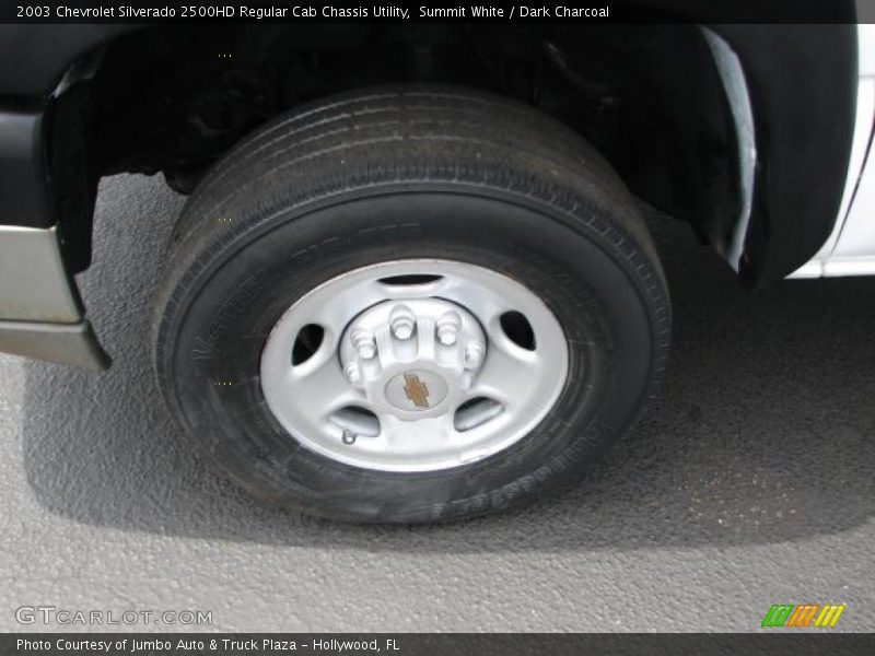 Summit White / Dark Charcoal 2003 Chevrolet Silverado 2500HD Regular Cab Chassis Utility