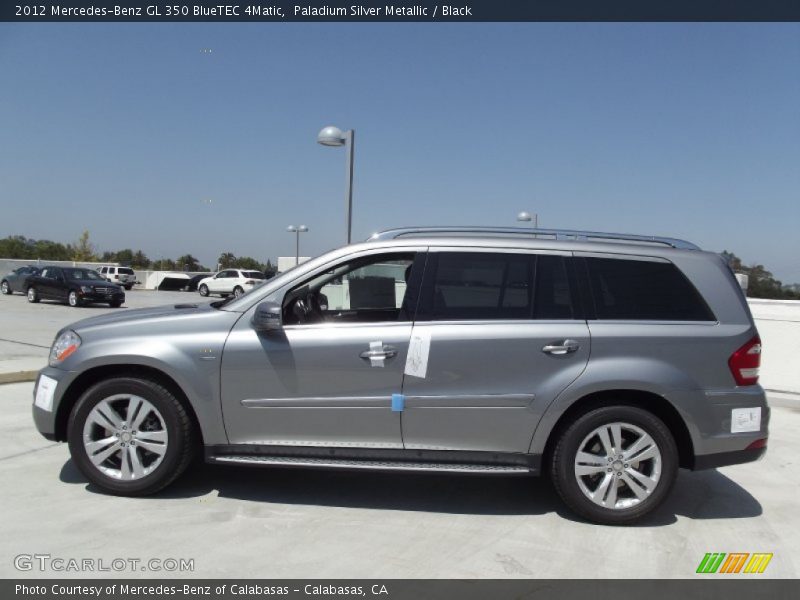 Paladium Silver Metallic / Black 2012 Mercedes-Benz GL 350 BlueTEC 4Matic