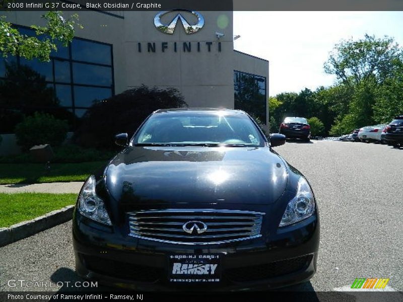 Black Obsidian / Graphite 2008 Infiniti G 37 Coupe