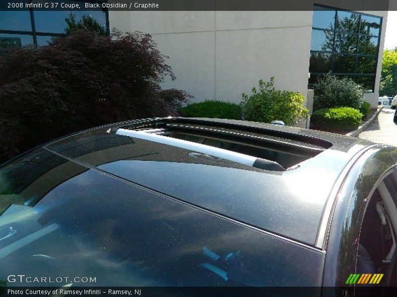 Black Obsidian / Graphite 2008 Infiniti G 37 Coupe