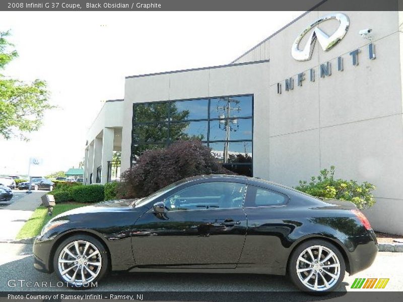 Black Obsidian / Graphite 2008 Infiniti G 37 Coupe