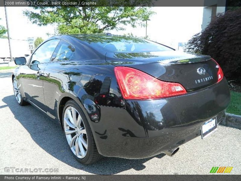 Black Obsidian / Graphite 2008 Infiniti G 37 Coupe