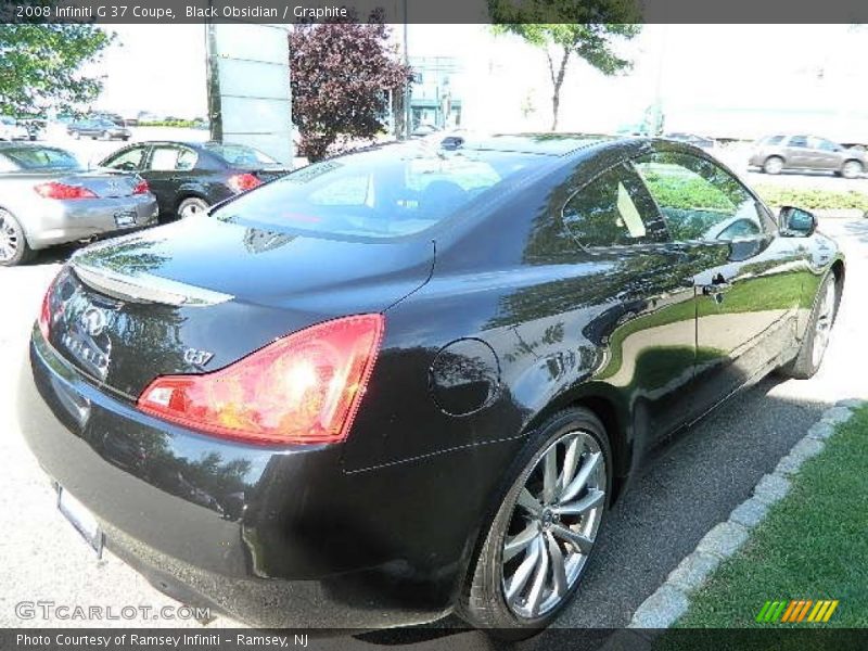 Black Obsidian / Graphite 2008 Infiniti G 37 Coupe
