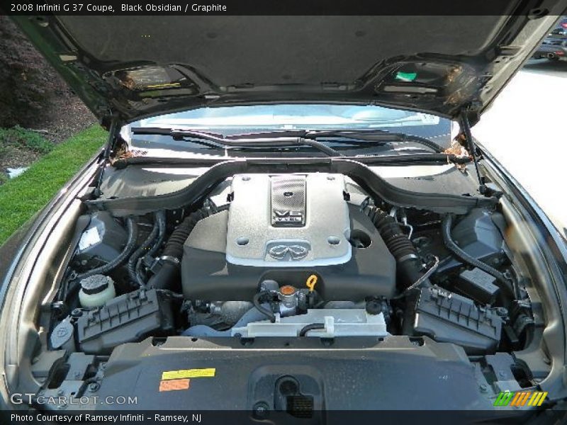 Black Obsidian / Graphite 2008 Infiniti G 37 Coupe
