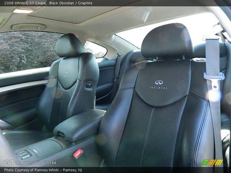 Black Obsidian / Graphite 2008 Infiniti G 37 Coupe