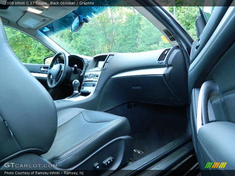 Black Obsidian / Graphite 2008 Infiniti G 37 Coupe