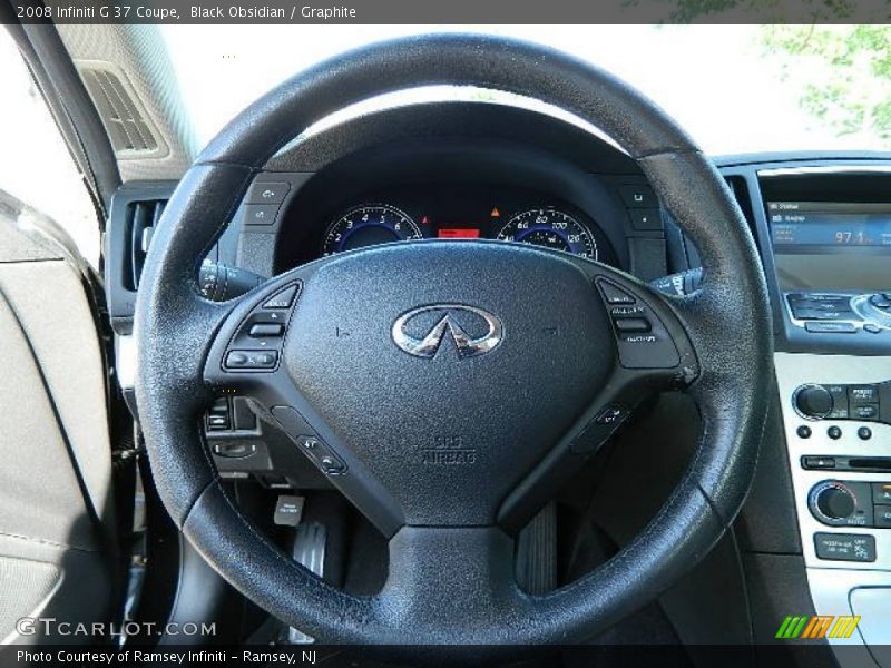 Black Obsidian / Graphite 2008 Infiniti G 37 Coupe