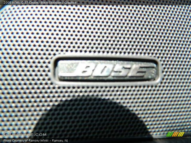 Black Obsidian / Graphite 2008 Infiniti G 37 Coupe