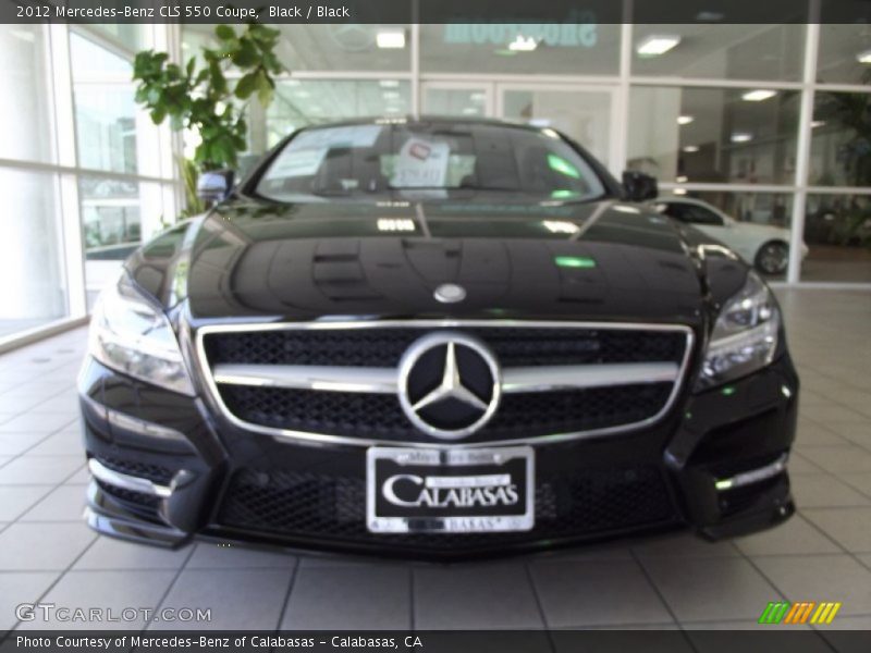 Black / Black 2012 Mercedes-Benz CLS 550 Coupe