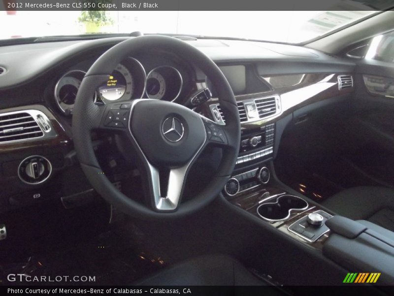Black / Black 2012 Mercedes-Benz CLS 550 Coupe