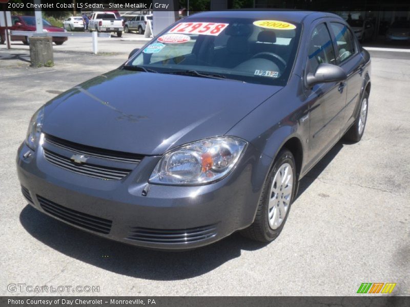 Slate Metallic / Gray 2009 Chevrolet Cobalt LS Sedan