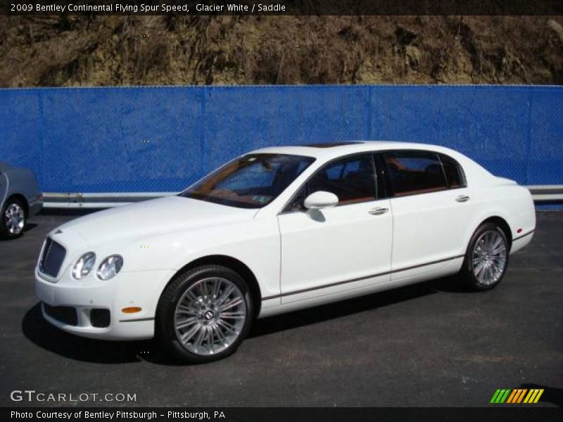 Glacier White / Saddle 2009 Bentley Continental Flying Spur Speed