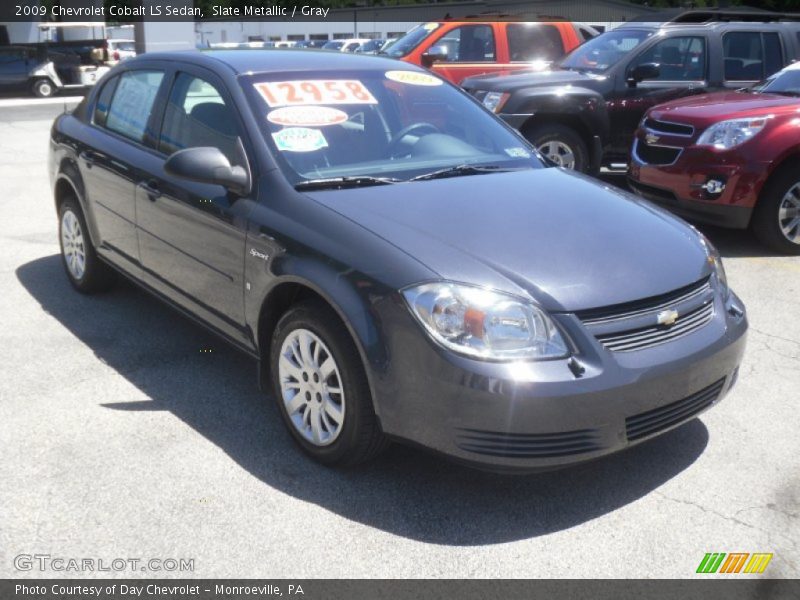 Slate Metallic / Gray 2009 Chevrolet Cobalt LS Sedan