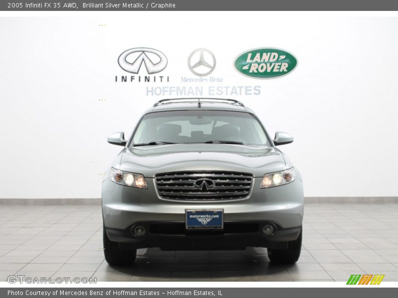 Brilliant Silver Metallic / Graphite 2005 Infiniti FX 35 AWD