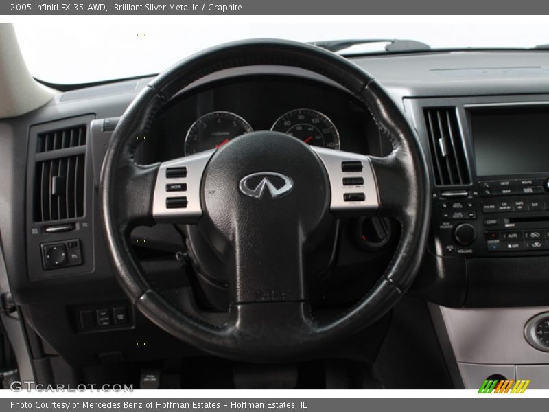Brilliant Silver Metallic / Graphite 2005 Infiniti FX 35 AWD