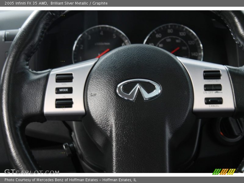 Brilliant Silver Metallic / Graphite 2005 Infiniti FX 35 AWD