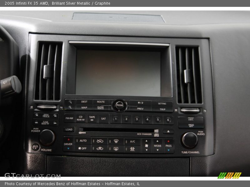 Controls of 2005 FX 35 AWD