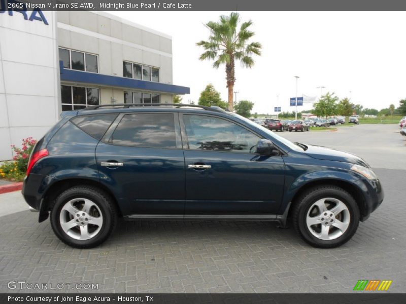 Midnight Blue Pearl / Cafe Latte 2005 Nissan Murano SE AWD