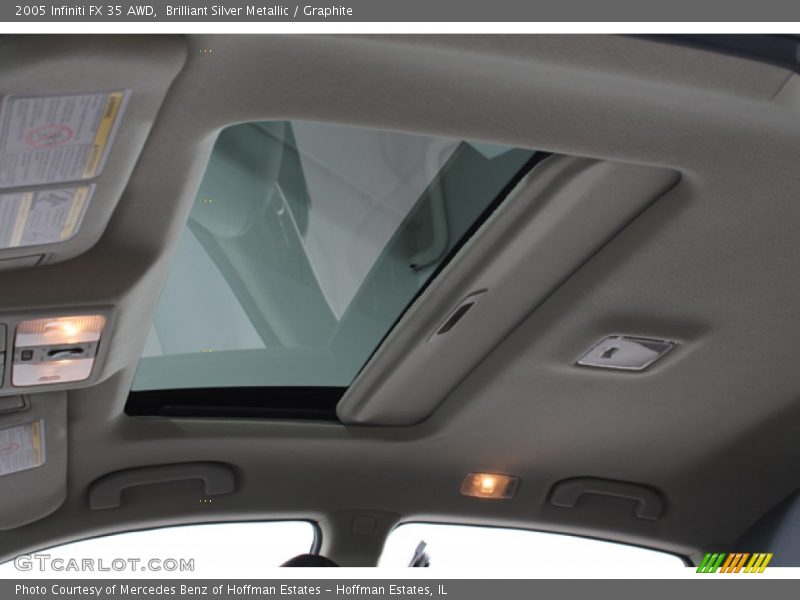 Brilliant Silver Metallic / Graphite 2005 Infiniti FX 35 AWD