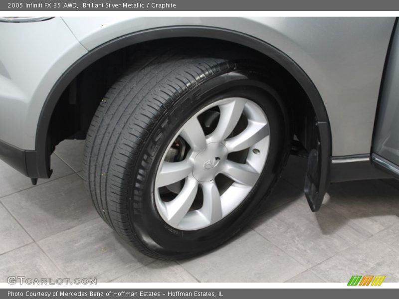 Brilliant Silver Metallic / Graphite 2005 Infiniti FX 35 AWD