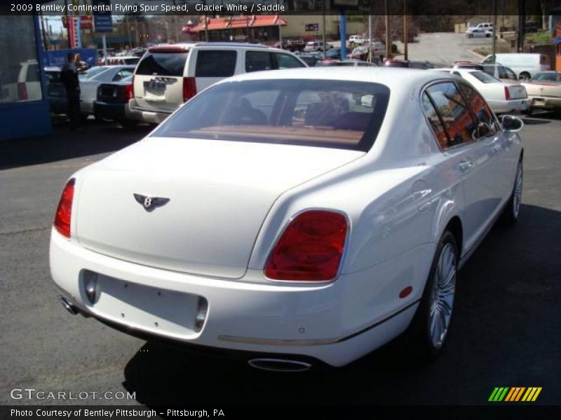 Glacier White / Saddle 2009 Bentley Continental Flying Spur Speed