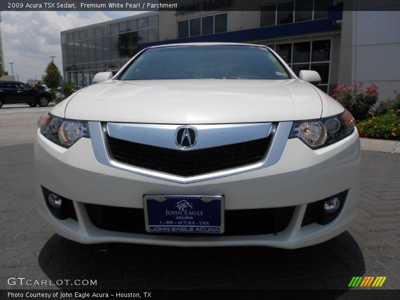 Premium White Pearl / Parchment 2009 Acura TSX Sedan