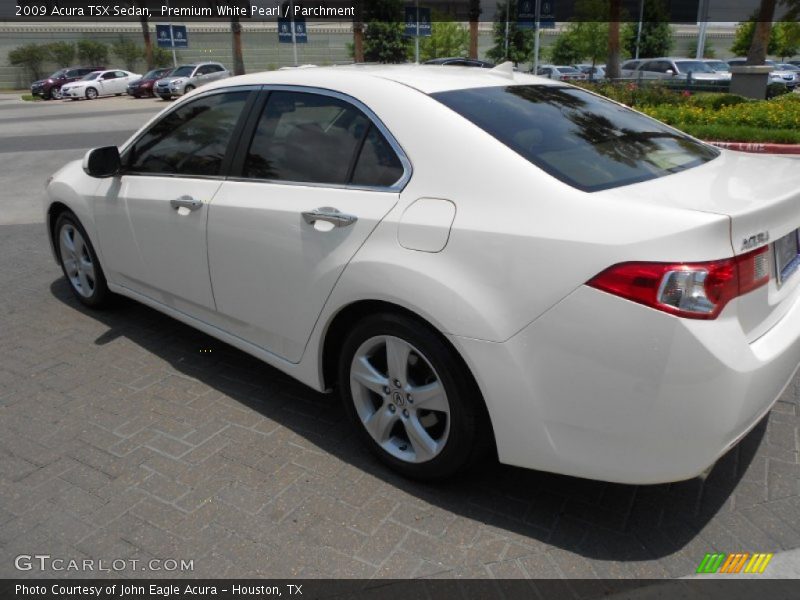 Premium White Pearl / Parchment 2009 Acura TSX Sedan