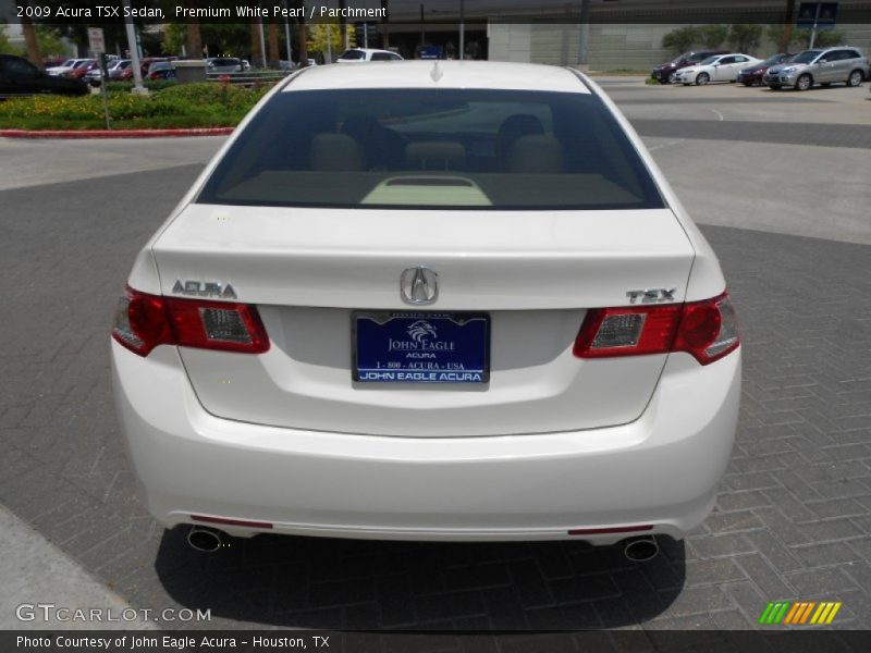 Premium White Pearl / Parchment 2009 Acura TSX Sedan