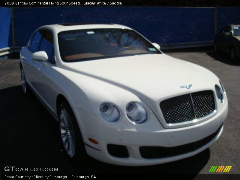 Glacier White / Saddle 2009 Bentley Continental Flying Spur Speed