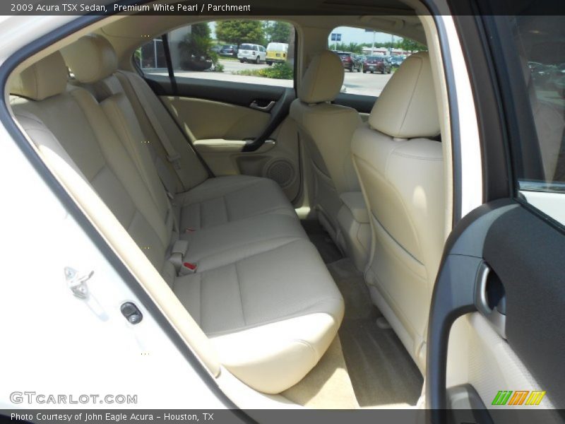 Premium White Pearl / Parchment 2009 Acura TSX Sedan