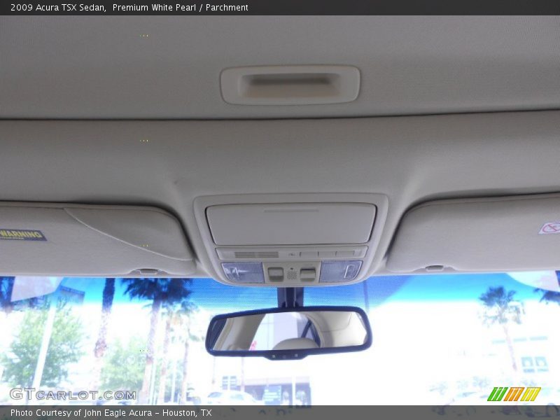 Premium White Pearl / Parchment 2009 Acura TSX Sedan
