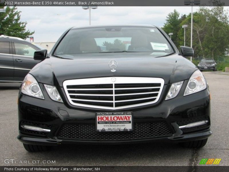 Black / Almond/Black 2012 Mercedes-Benz E 350 4Matic Sedan