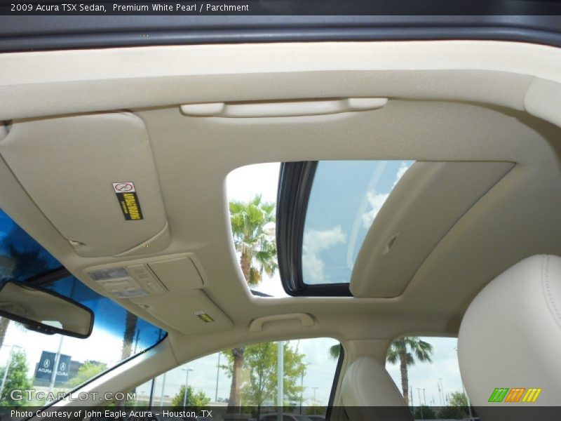 Premium White Pearl / Parchment 2009 Acura TSX Sedan