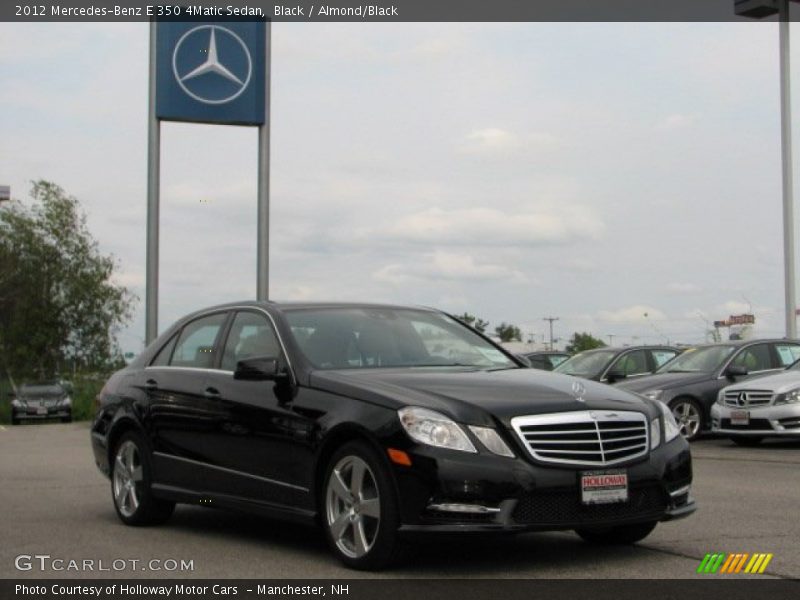 Black / Almond/Black 2012 Mercedes-Benz E 350 4Matic Sedan