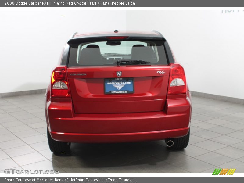Inferno Red Crystal Pearl / Pastel Pebble Beige 2008 Dodge Caliber R/T