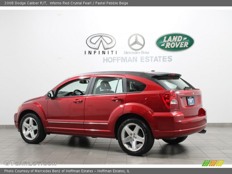 Inferno Red Crystal Pearl / Pastel Pebble Beige 2008 Dodge Caliber R/T