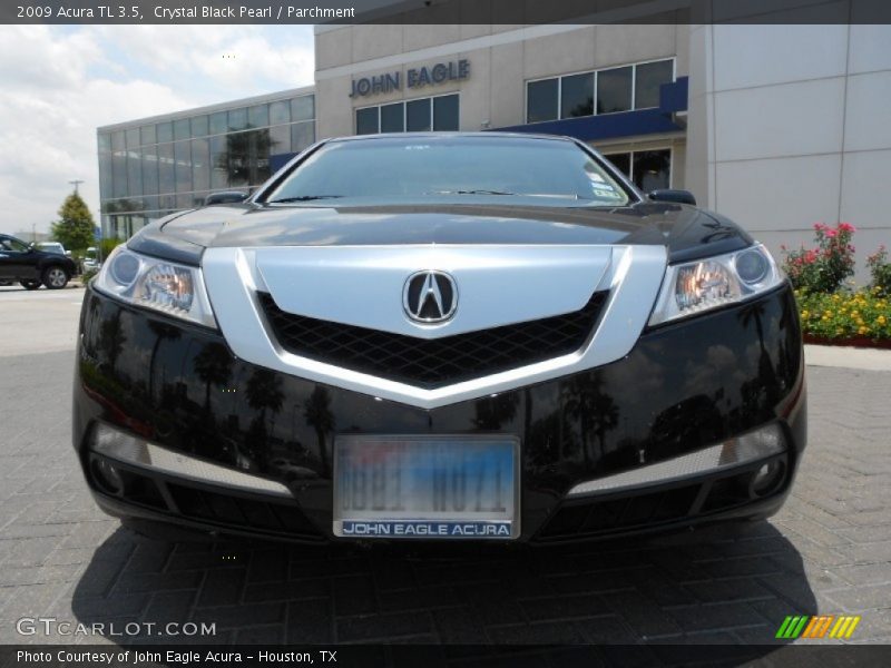 Crystal Black Pearl / Parchment 2009 Acura TL 3.5