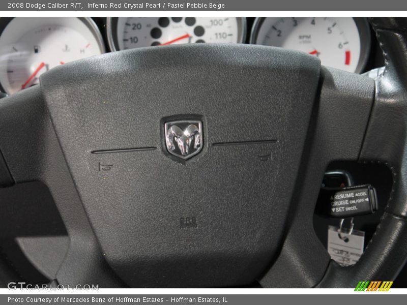 Inferno Red Crystal Pearl / Pastel Pebble Beige 2008 Dodge Caliber R/T