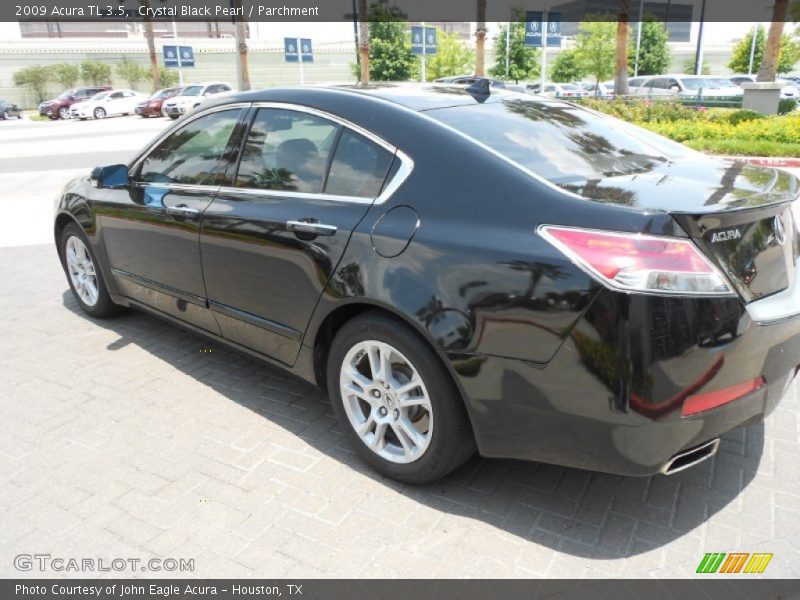 Crystal Black Pearl / Parchment 2009 Acura TL 3.5