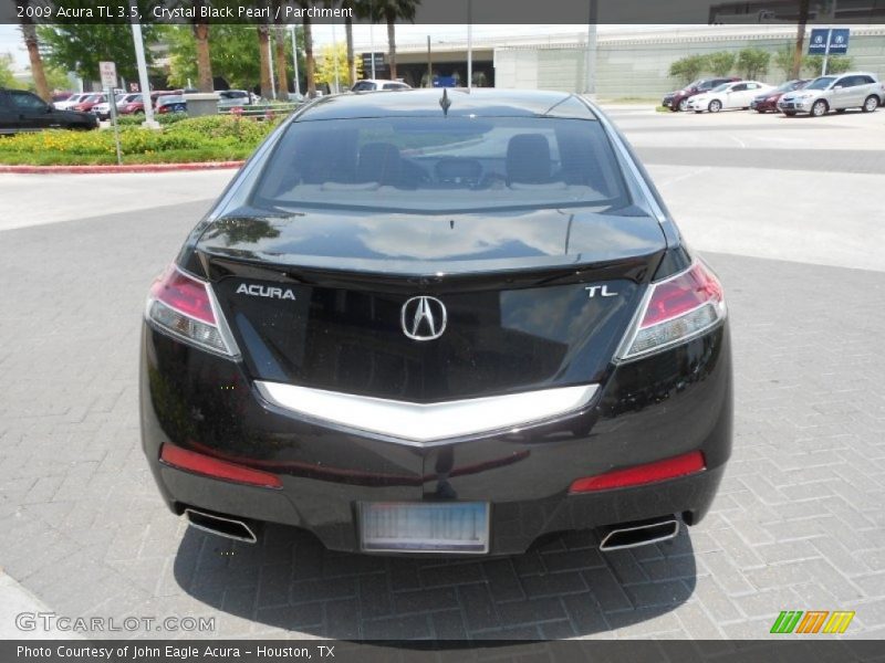 Crystal Black Pearl / Parchment 2009 Acura TL 3.5