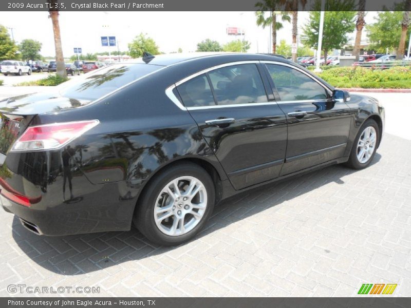 Crystal Black Pearl / Parchment 2009 Acura TL 3.5