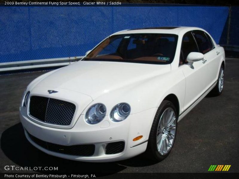 Glacier White / Saddle 2009 Bentley Continental Flying Spur Speed