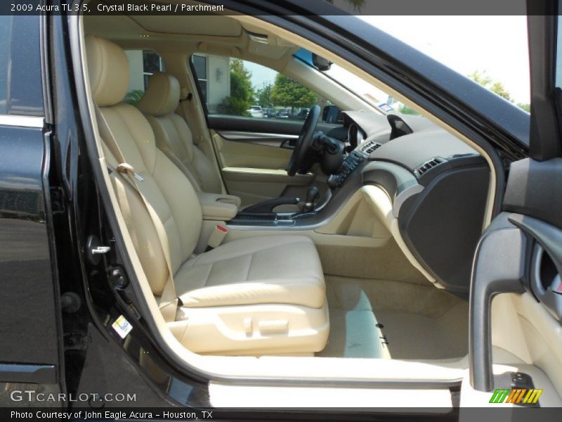 Crystal Black Pearl / Parchment 2009 Acura TL 3.5
