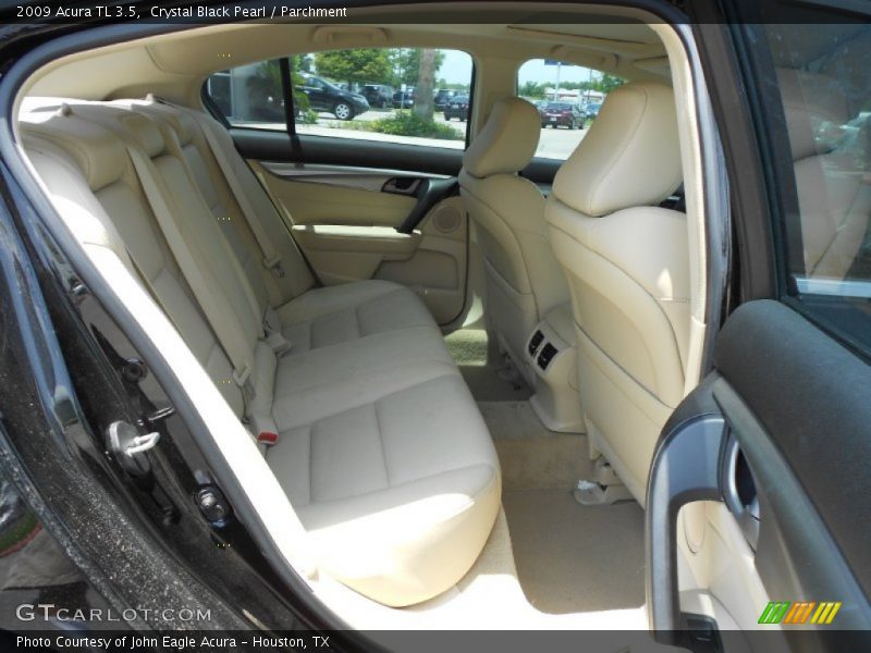 Crystal Black Pearl / Parchment 2009 Acura TL 3.5