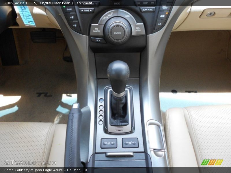 Crystal Black Pearl / Parchment 2009 Acura TL 3.5