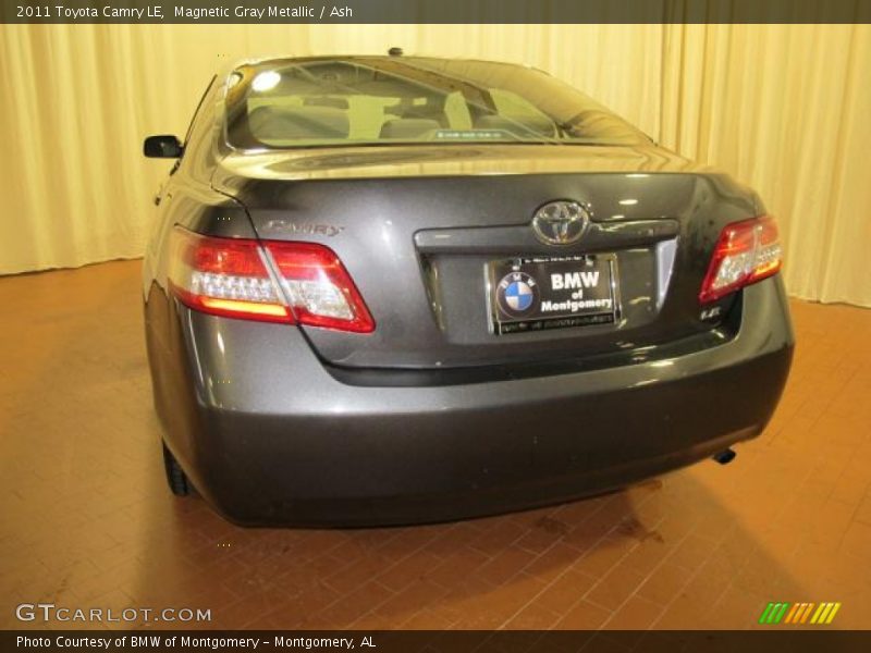 Magnetic Gray Metallic / Ash 2011 Toyota Camry LE