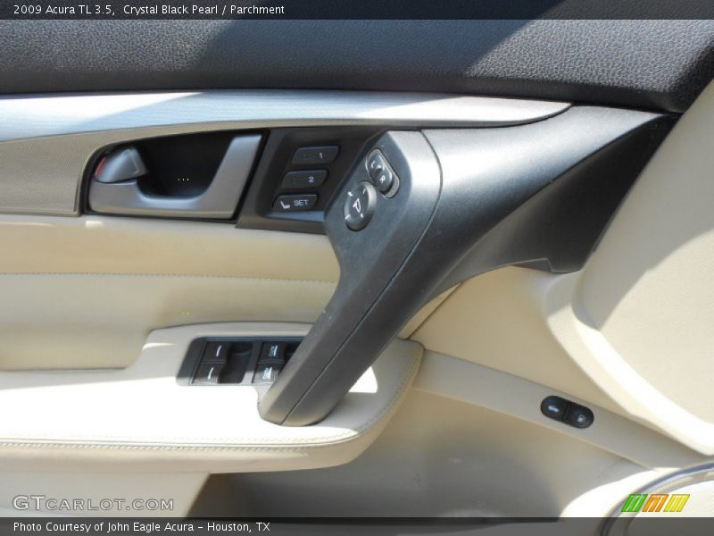 Crystal Black Pearl / Parchment 2009 Acura TL 3.5