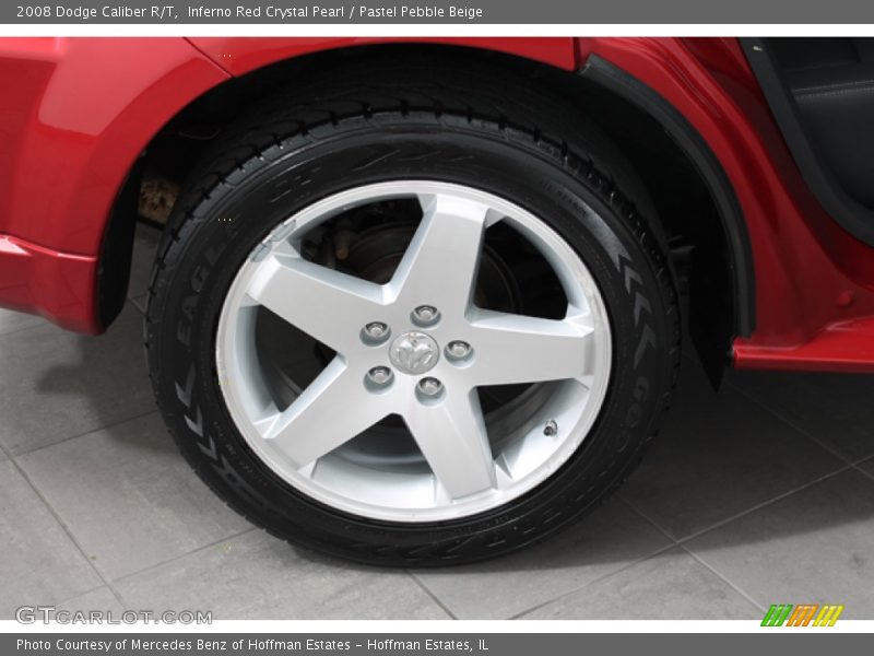 Inferno Red Crystal Pearl / Pastel Pebble Beige 2008 Dodge Caliber R/T